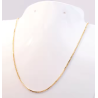 14K Gold Box Chain Necklace 1mm – Timeless Elegance & Shine ✨