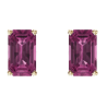 14K Gold Earrings with Natural Pink Tourmaline – Beauty and Sophistication